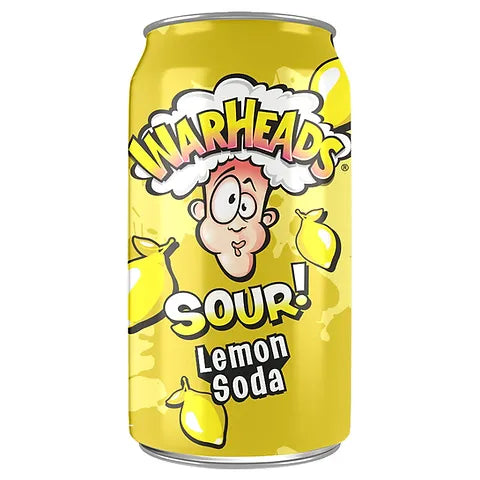 Warheads Sour Soda Lemon 355 ml