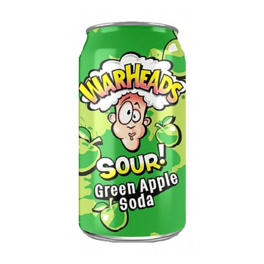 Warheads Sour Soda Green Apple 355 ml