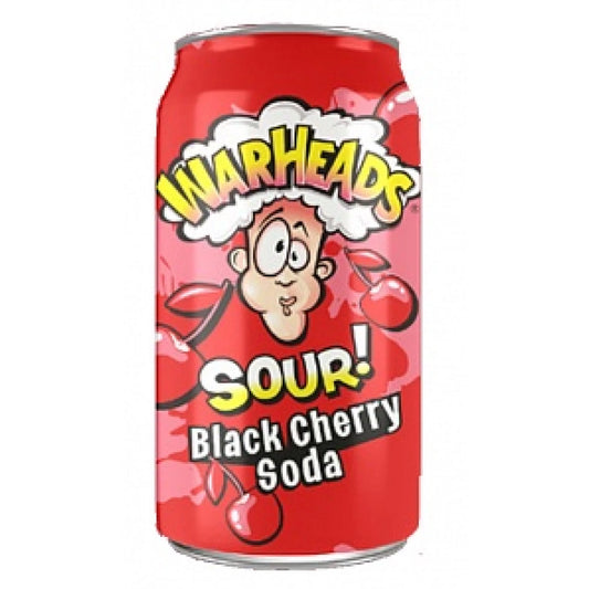 Warheads Sour Soda Black Cherry 355 ml