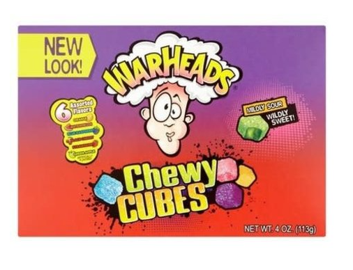 Warheads Chewy Cubes Theatre 113 Gram