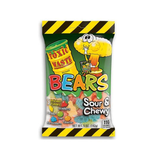 Toxic Waste Sour Gummy Bears 142 Gram