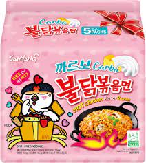 Noodles Samyang Hot Chicken Flavor Ramen Carbonara 130 gram