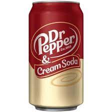 Dr Pepper & Cream Soda 355 ml