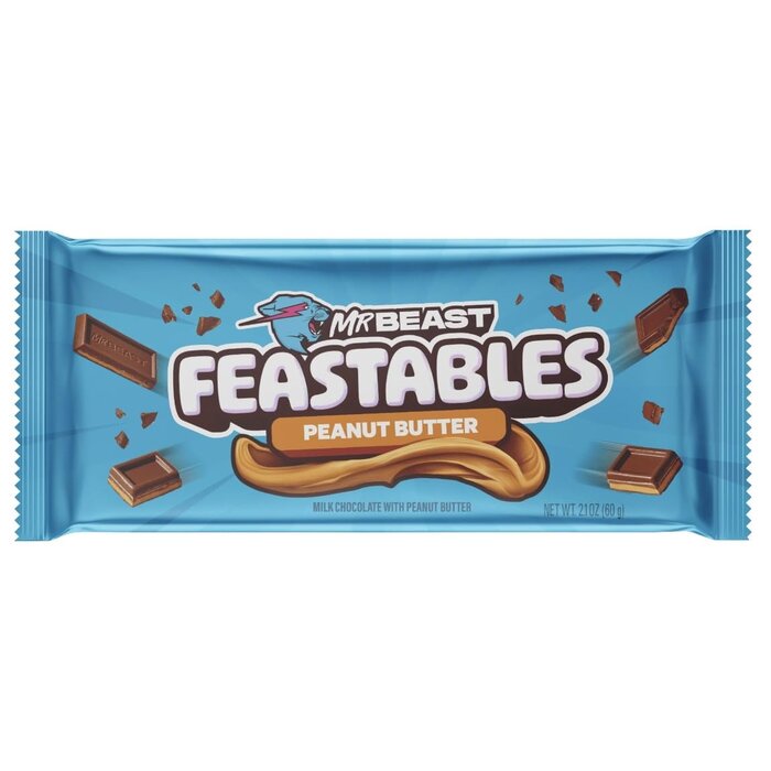 Mr Beast Feastables Peanut Butter 60g