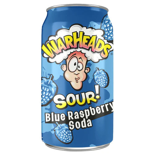 Warheads Sour Soda Blue Raspberry 355 ml